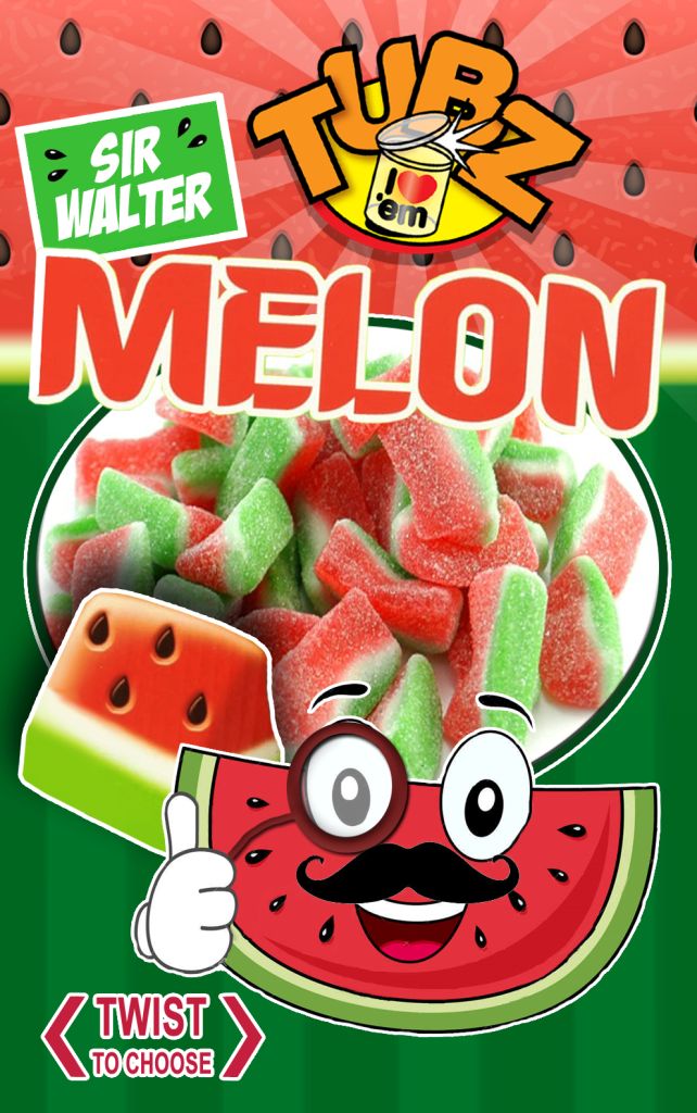 Tubz Fizzy Watermelon (Sticker)