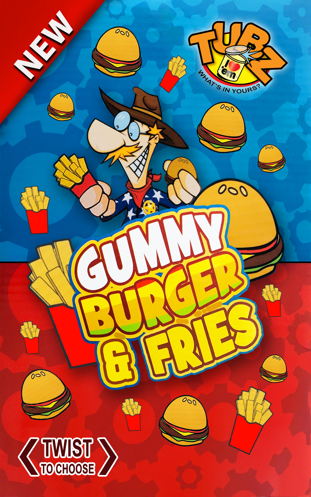 Gummy Burger and Fries (Sticker)