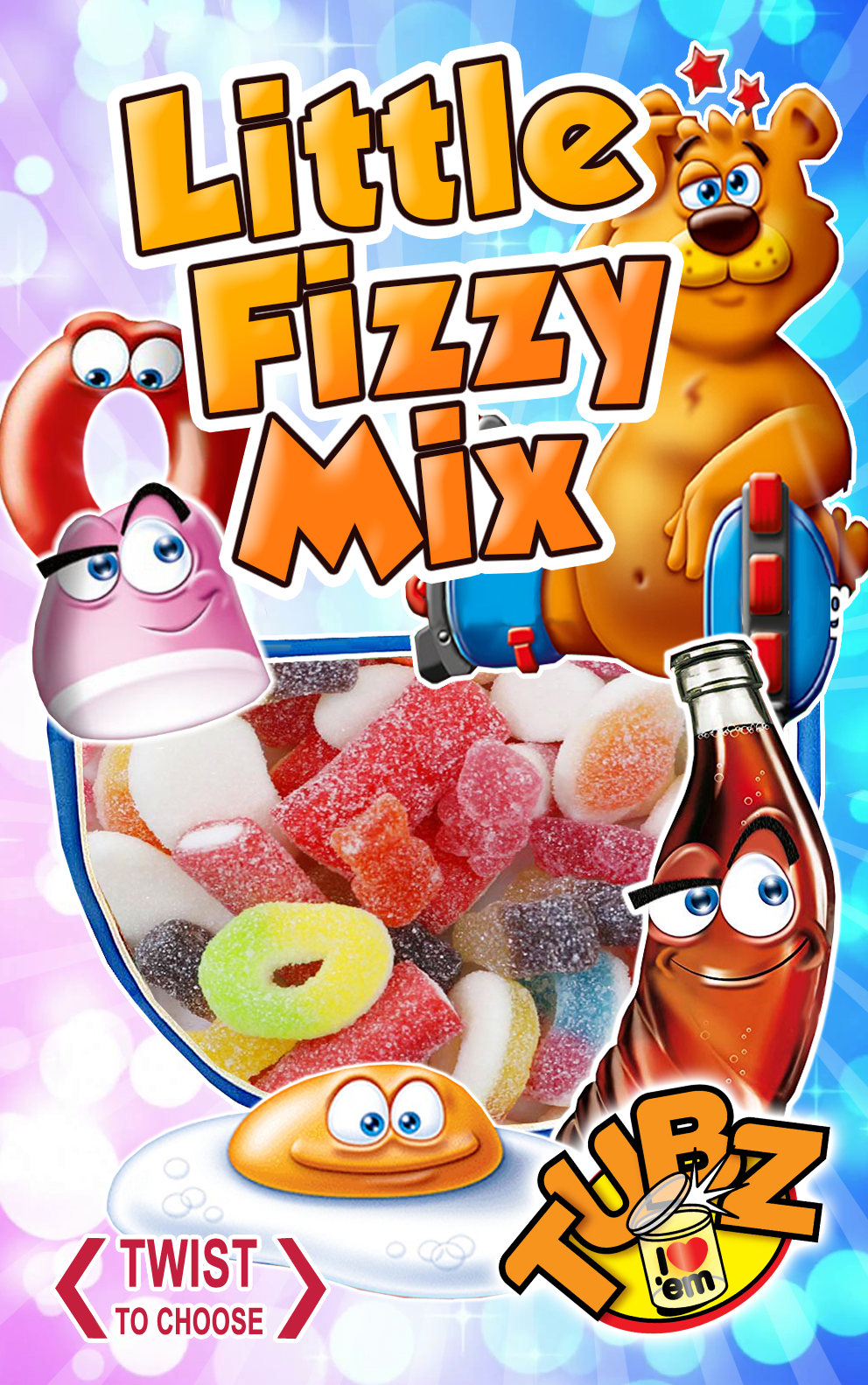 Tubz Little Fizzy Mix (Sticker)