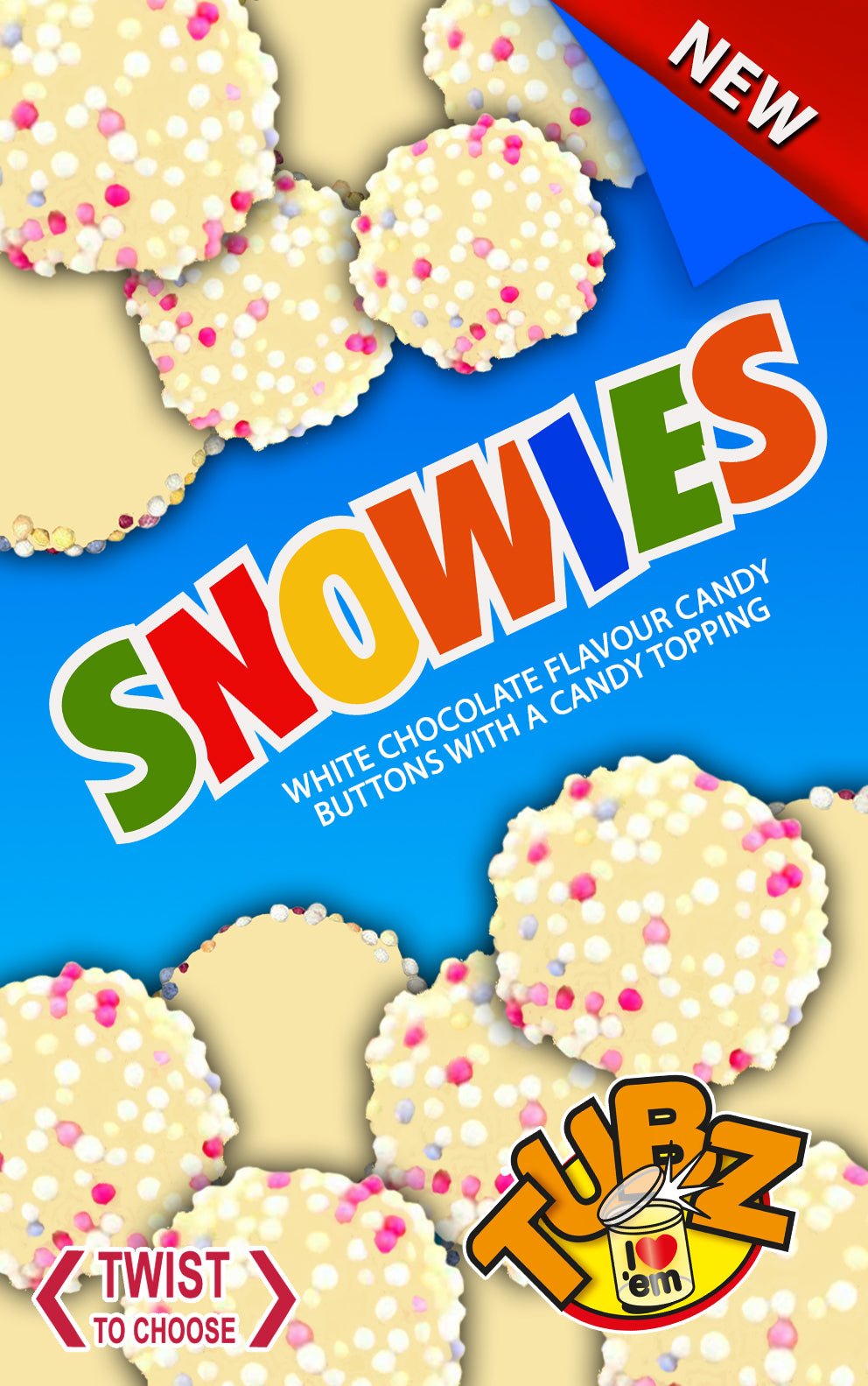 White Chocolate Snowies (Sticker)