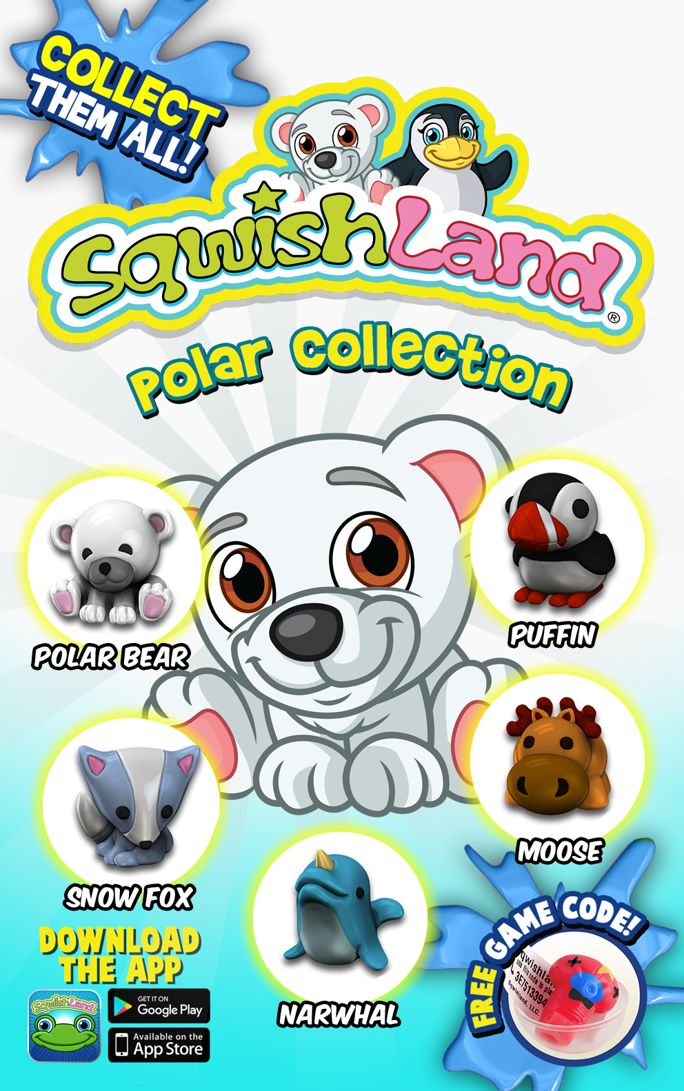 Sqwishland Polar (Sticker)