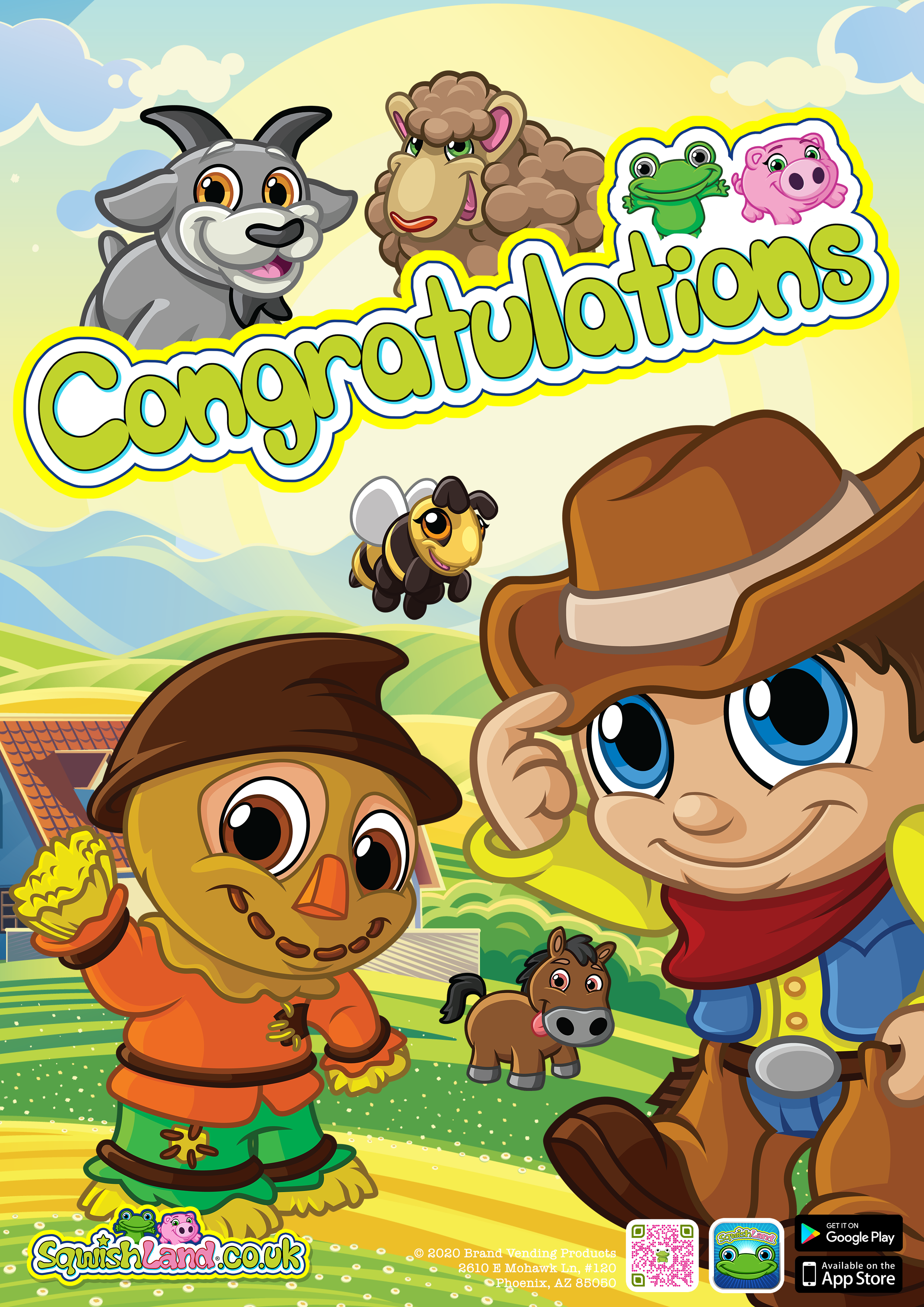 Sqwishland Farm Congratulations (Card)