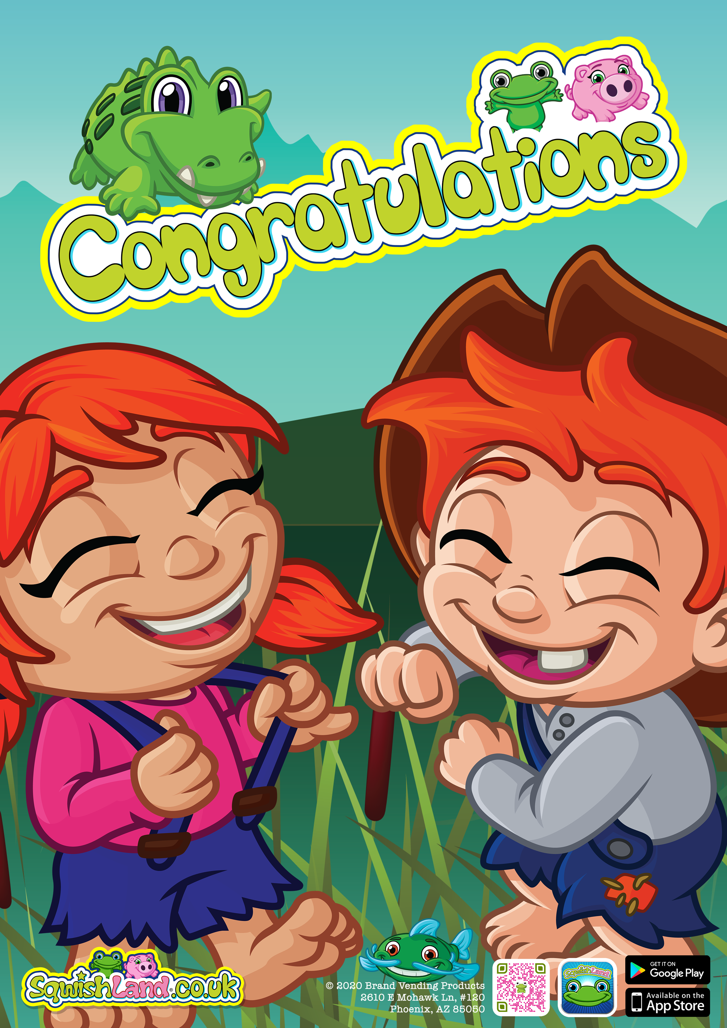 Sqwishland Swamp Congratulations (Card)