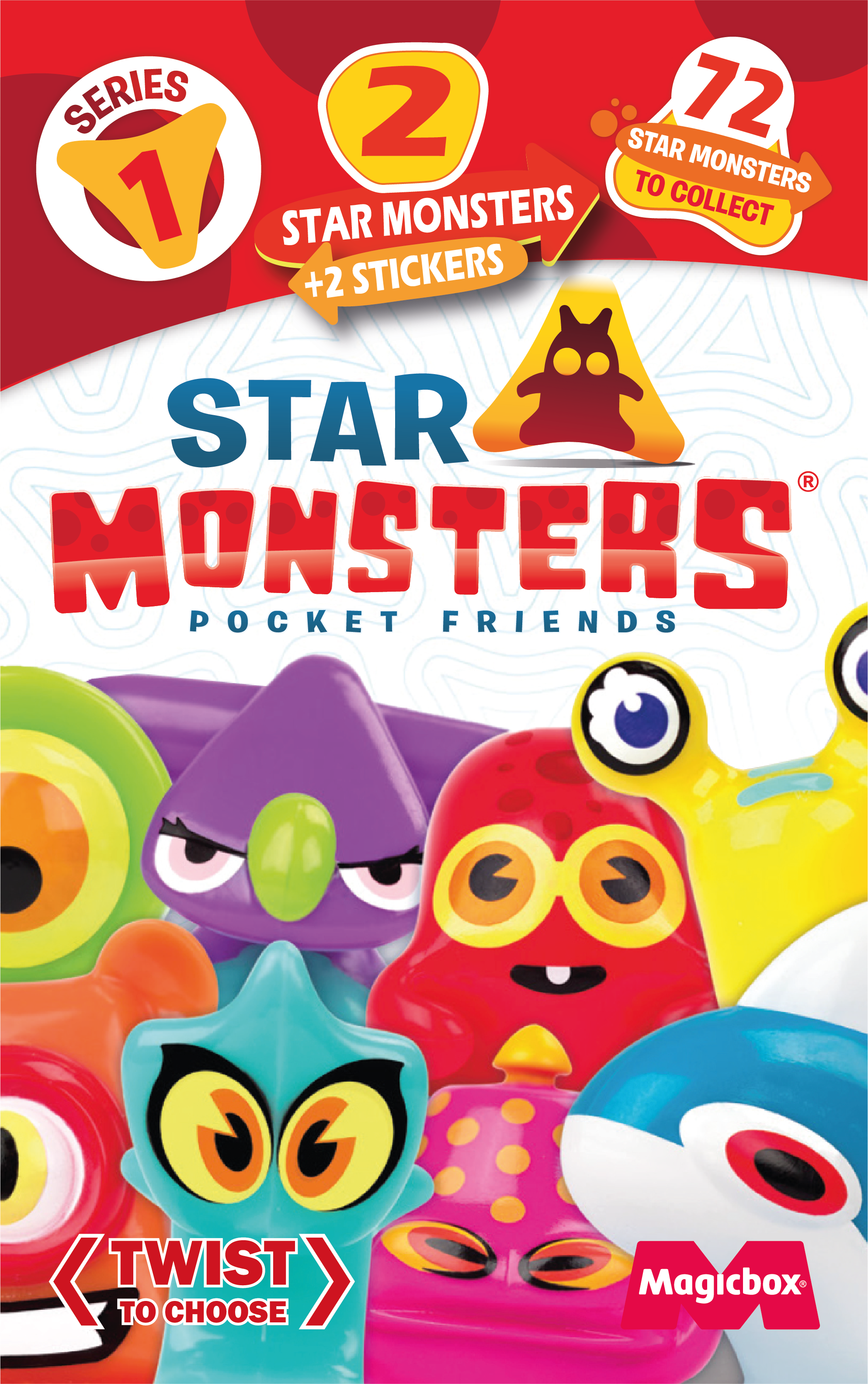 Star Monsters x 2 (Sticker)