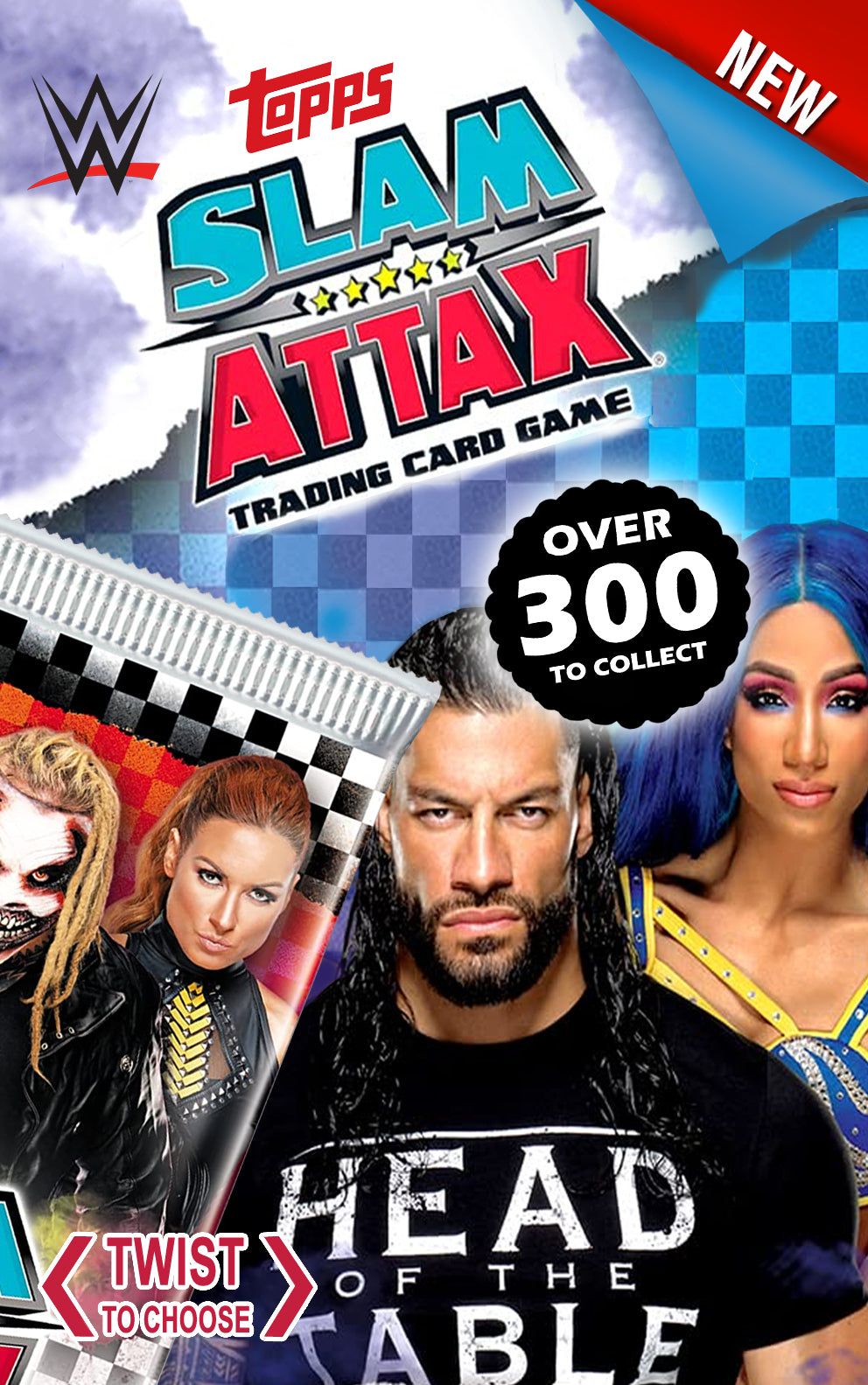 WWE Slam Attax Trading Cards (Sticker)