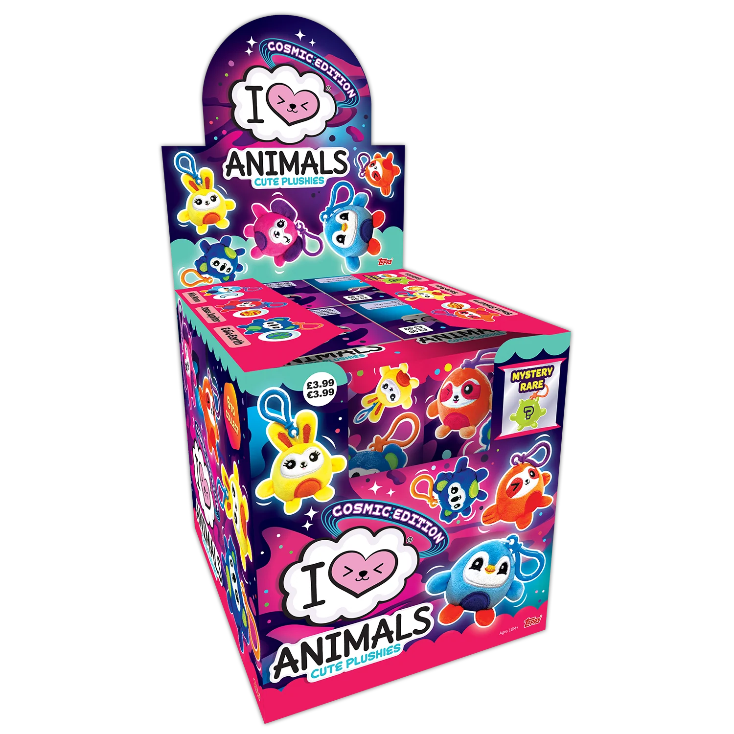 I Love Animals Cosmic Edition Cute Plushies – Box (8 per box)